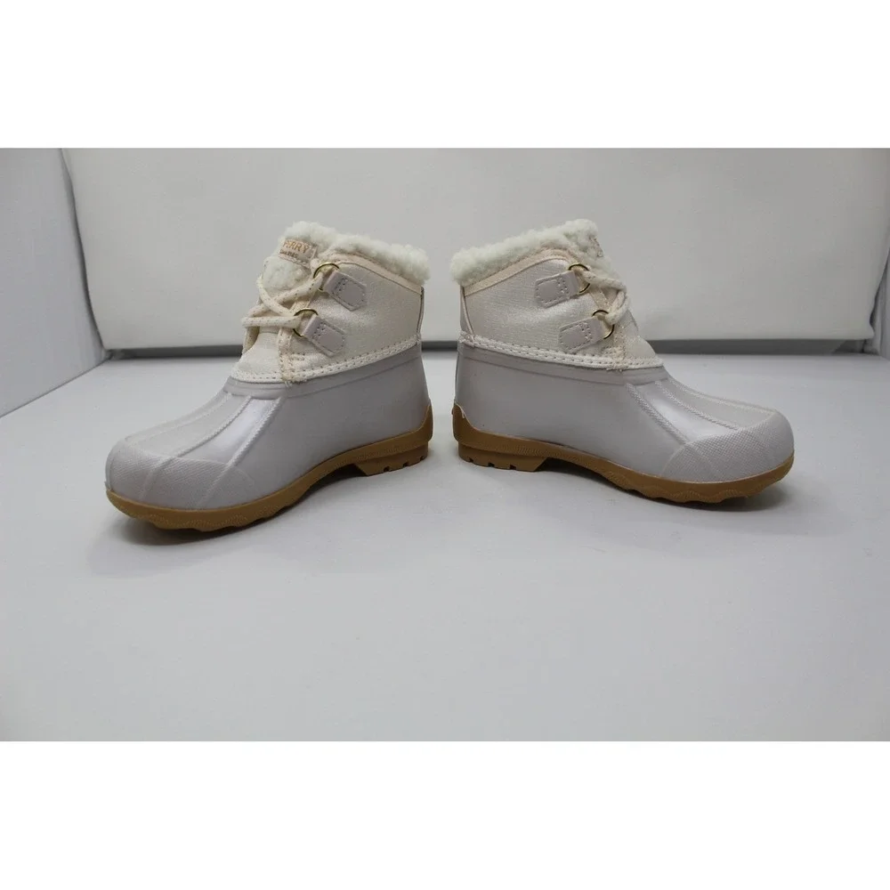 Sperry Port Alpine JR Snow Boot, White